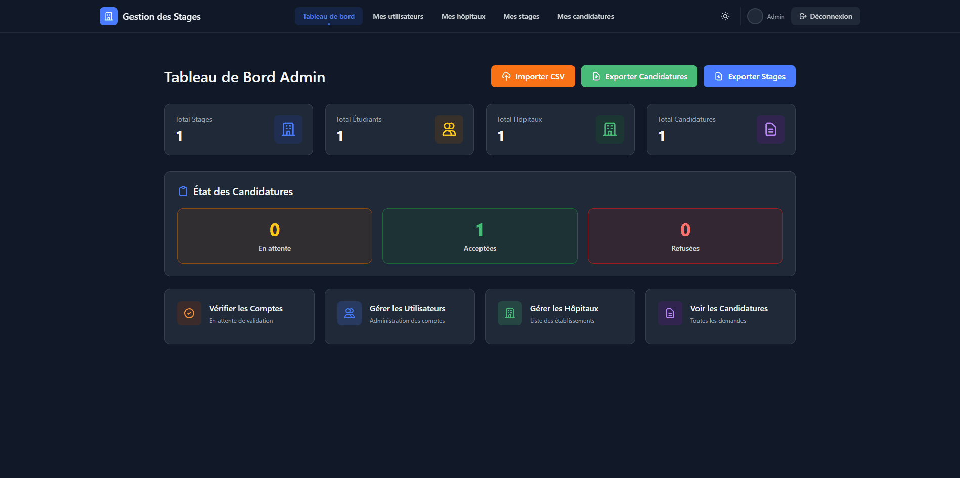 Medical Students Internship Management System